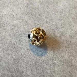 PANDORA Essence CREATIVITY 14k/SS Gold Charm
